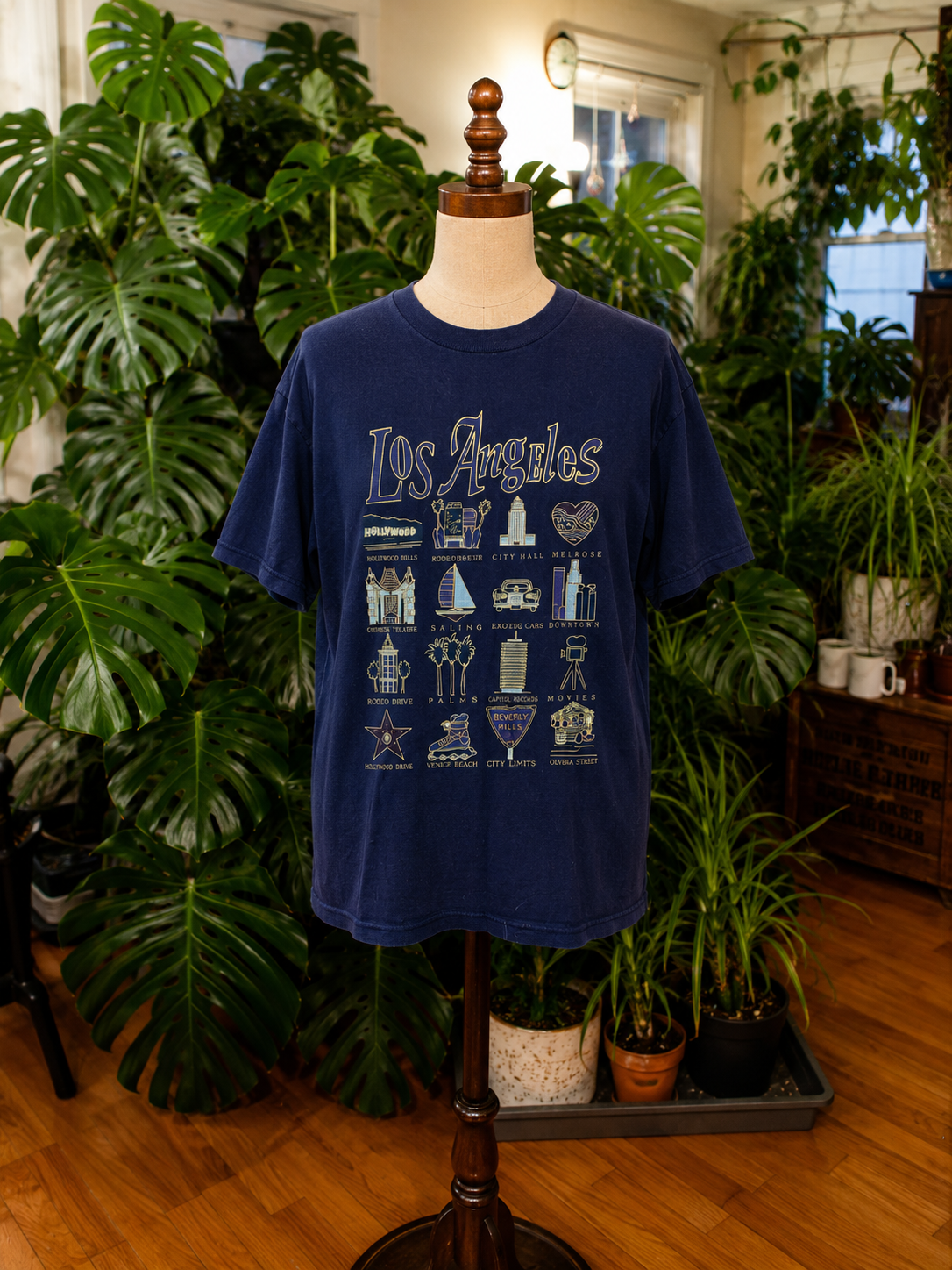 Vintage Los Angeles Landmark Graphic T-Shirt – Oneita