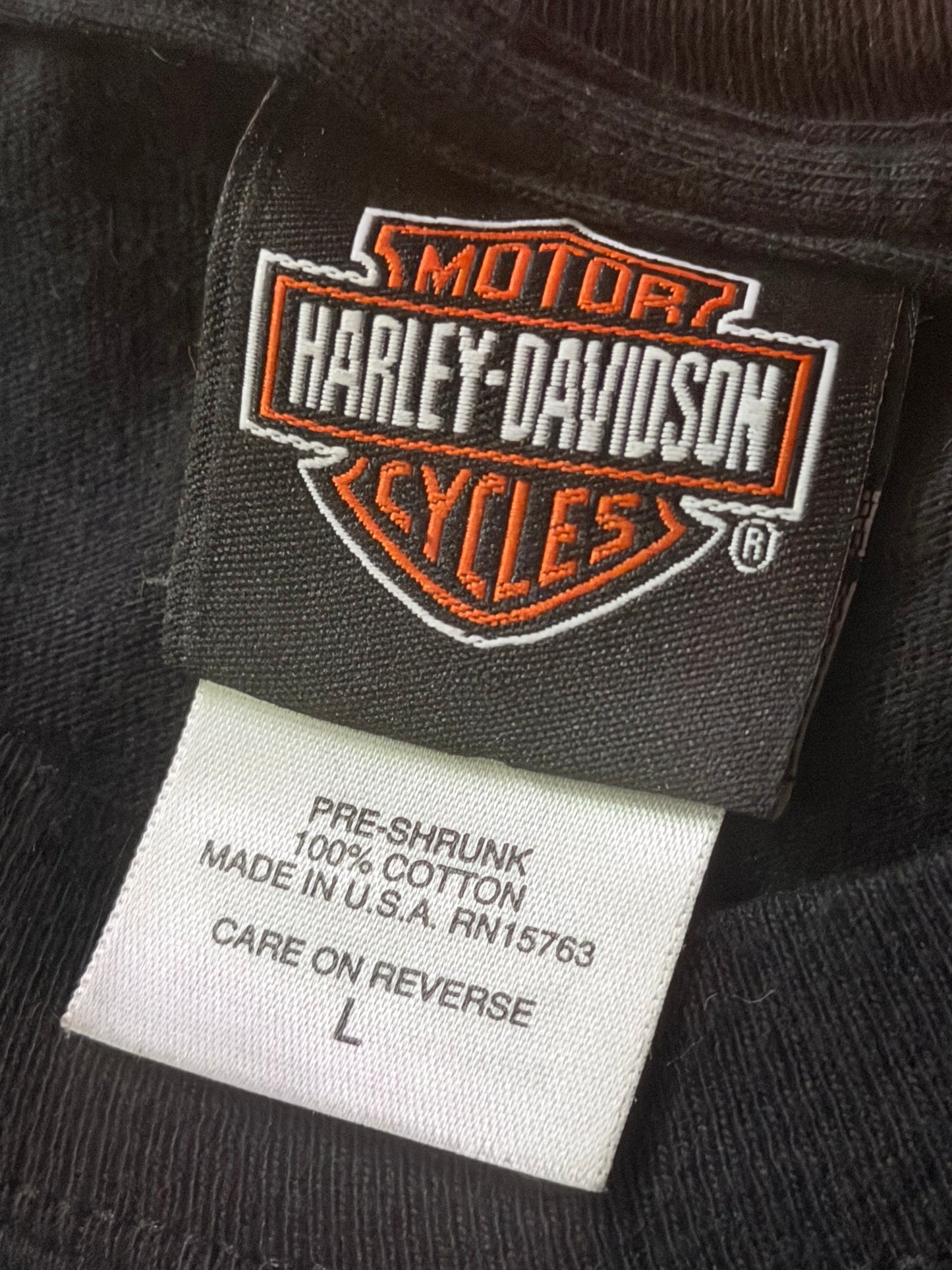 Vintage 2003 Harley-Davidson Waugh Enterprises Bike Show T-Shirt