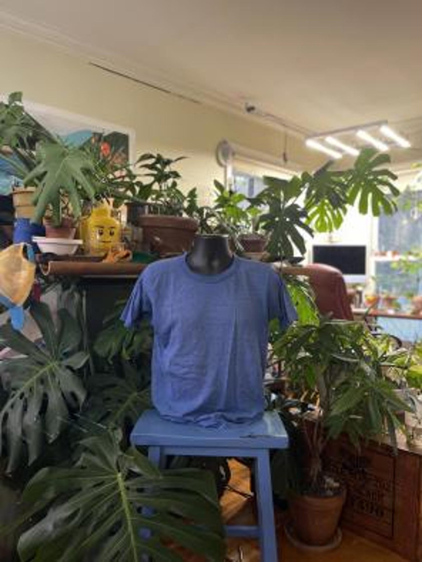 True Vintage Single Stitch Blank Blue Shirt