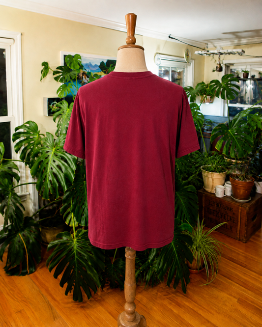 Vintage Virginia Tech Burgundy College Graphic T-Shirt