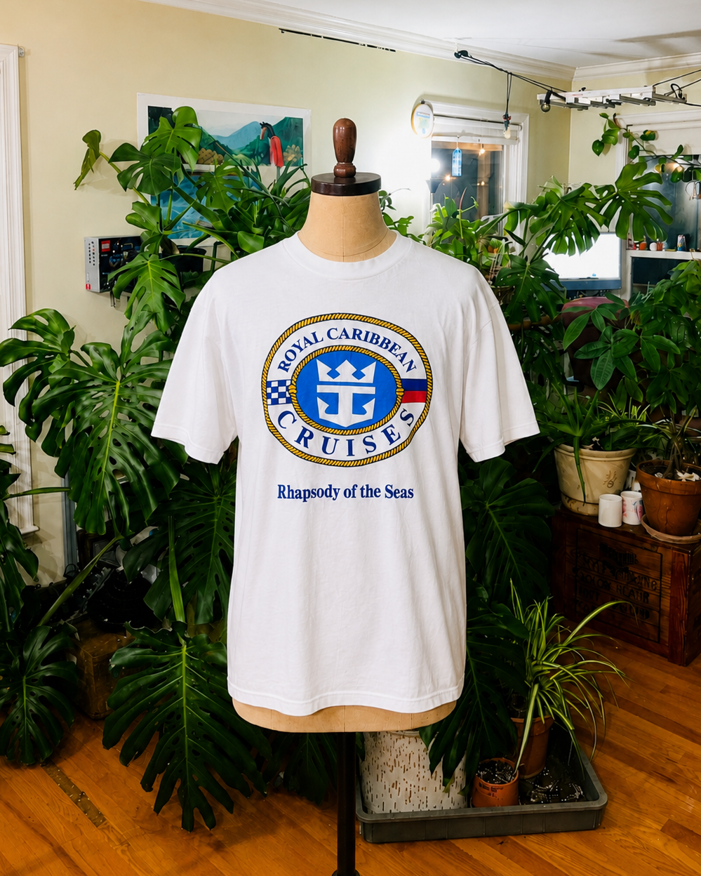 Vintage Royal Caribbean Rhapsody of the Seas T-Shirt – White