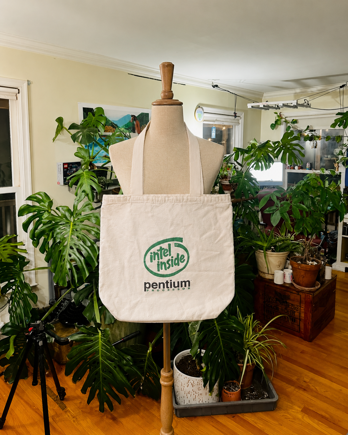 True Vintage Intel Inside Pentium Tote Bag