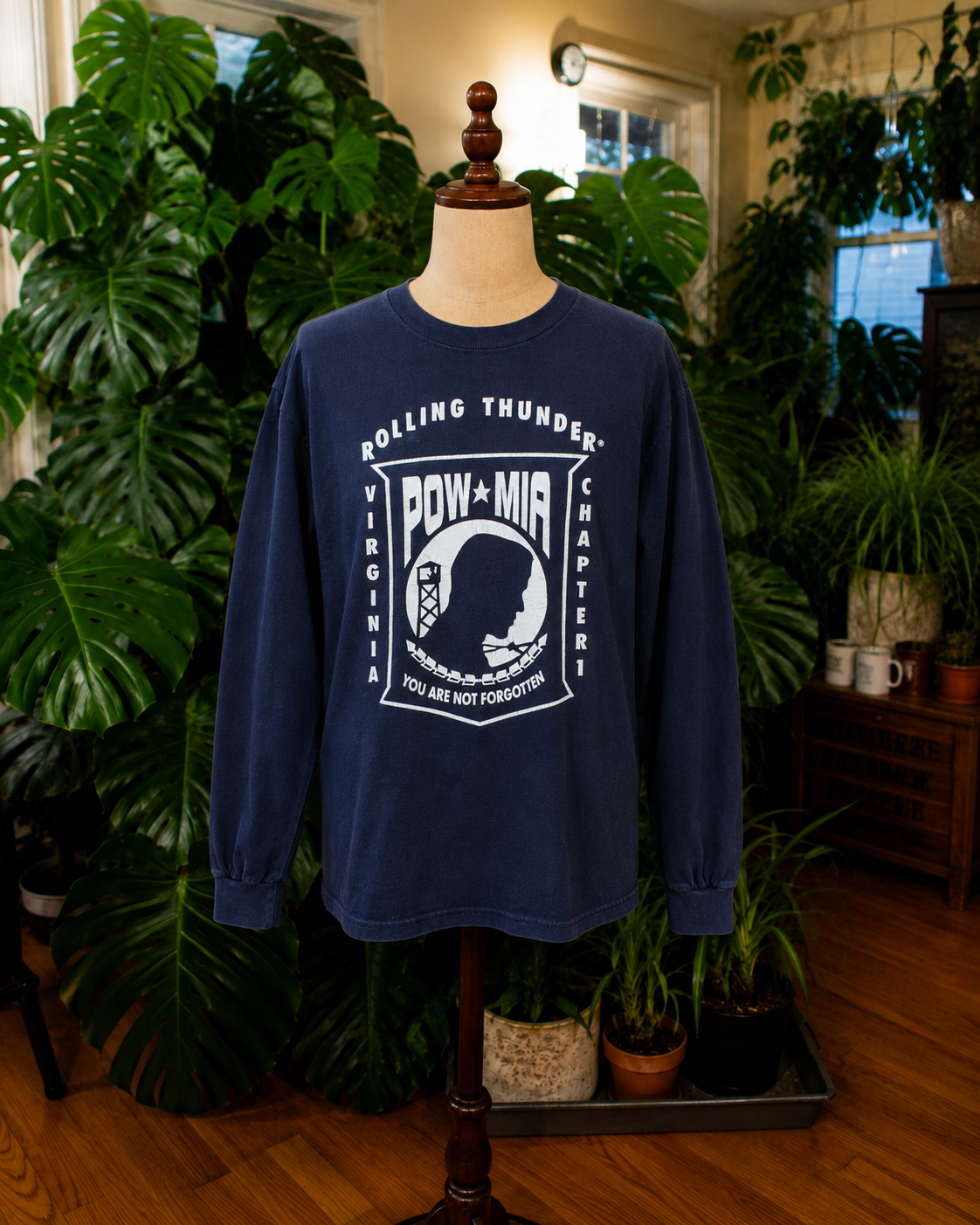 Rolling Thunder POW MIA Virginia Chapter 1 Long Sleeve T-Shirt