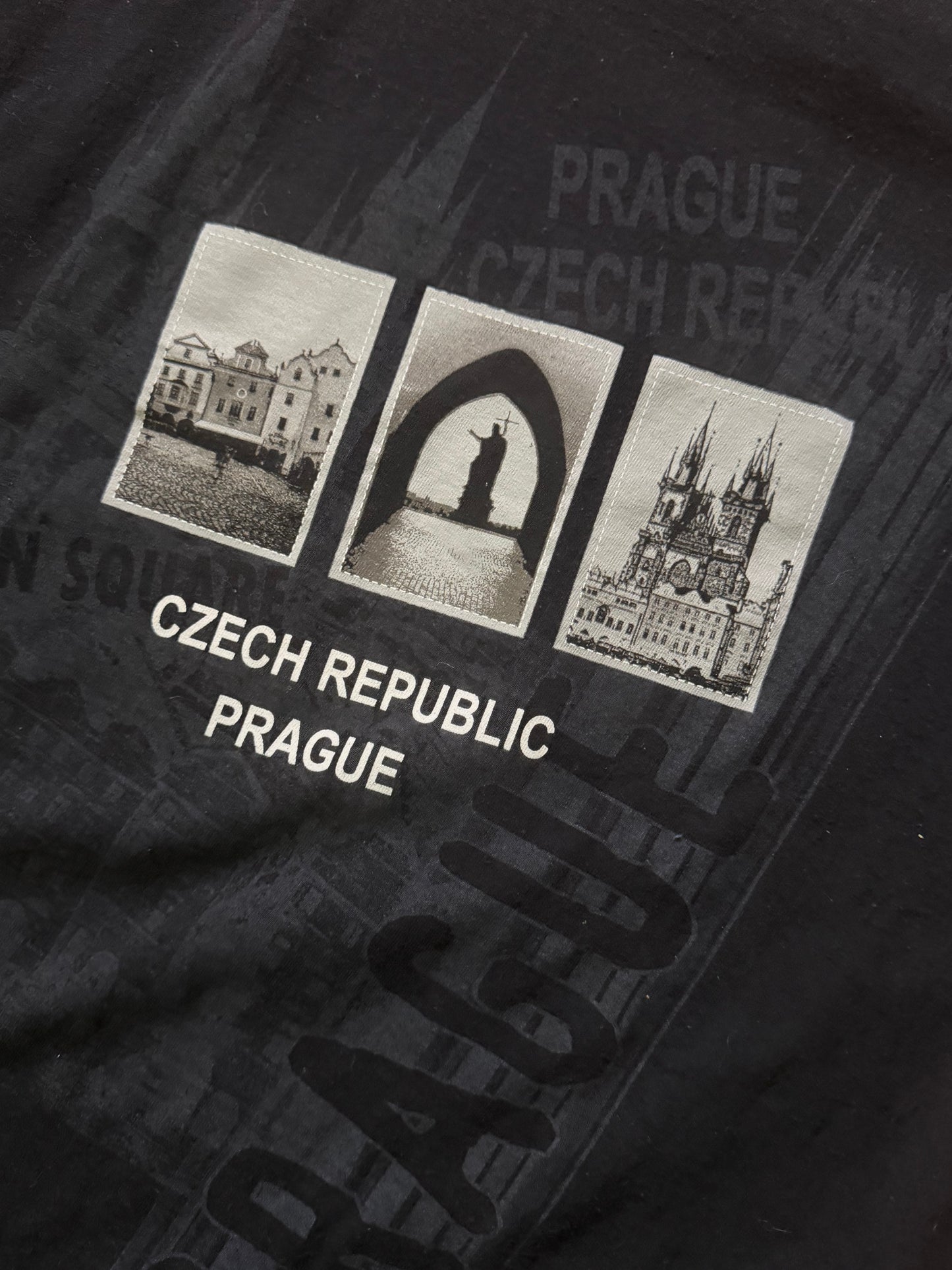 Vintage Prague Czech Republic Graphic T-Shirt