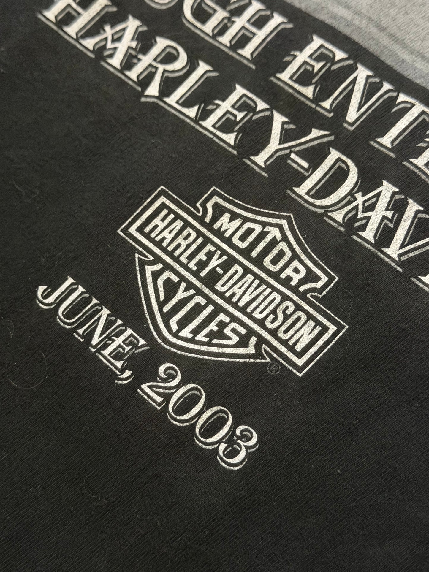 Vintage 2003 Harley-Davidson Waugh Enterprises Bike Show T-Shirt
