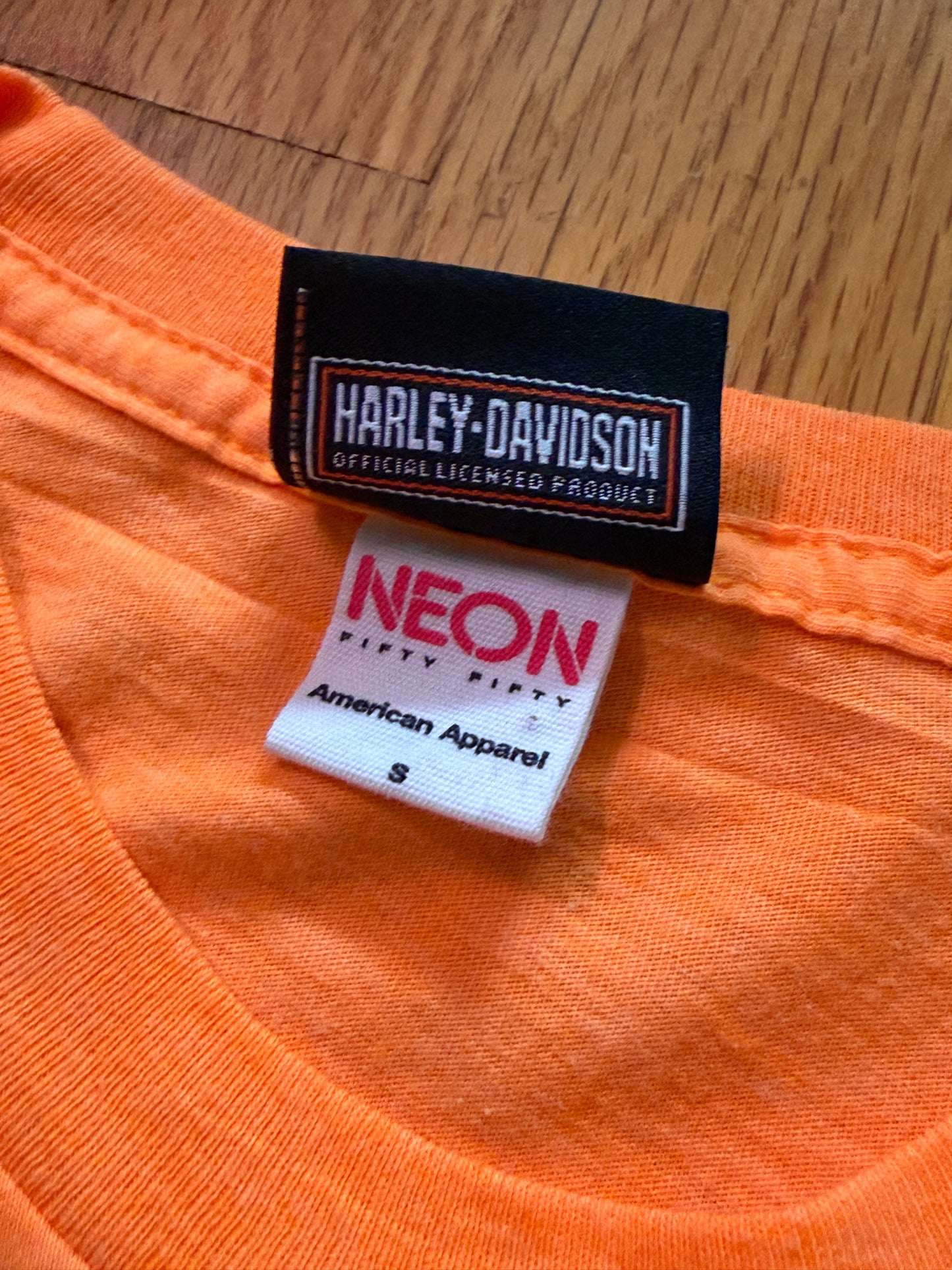 Harley-Davidson Café Las Vegas Neon Orange T-Shirt – Small
