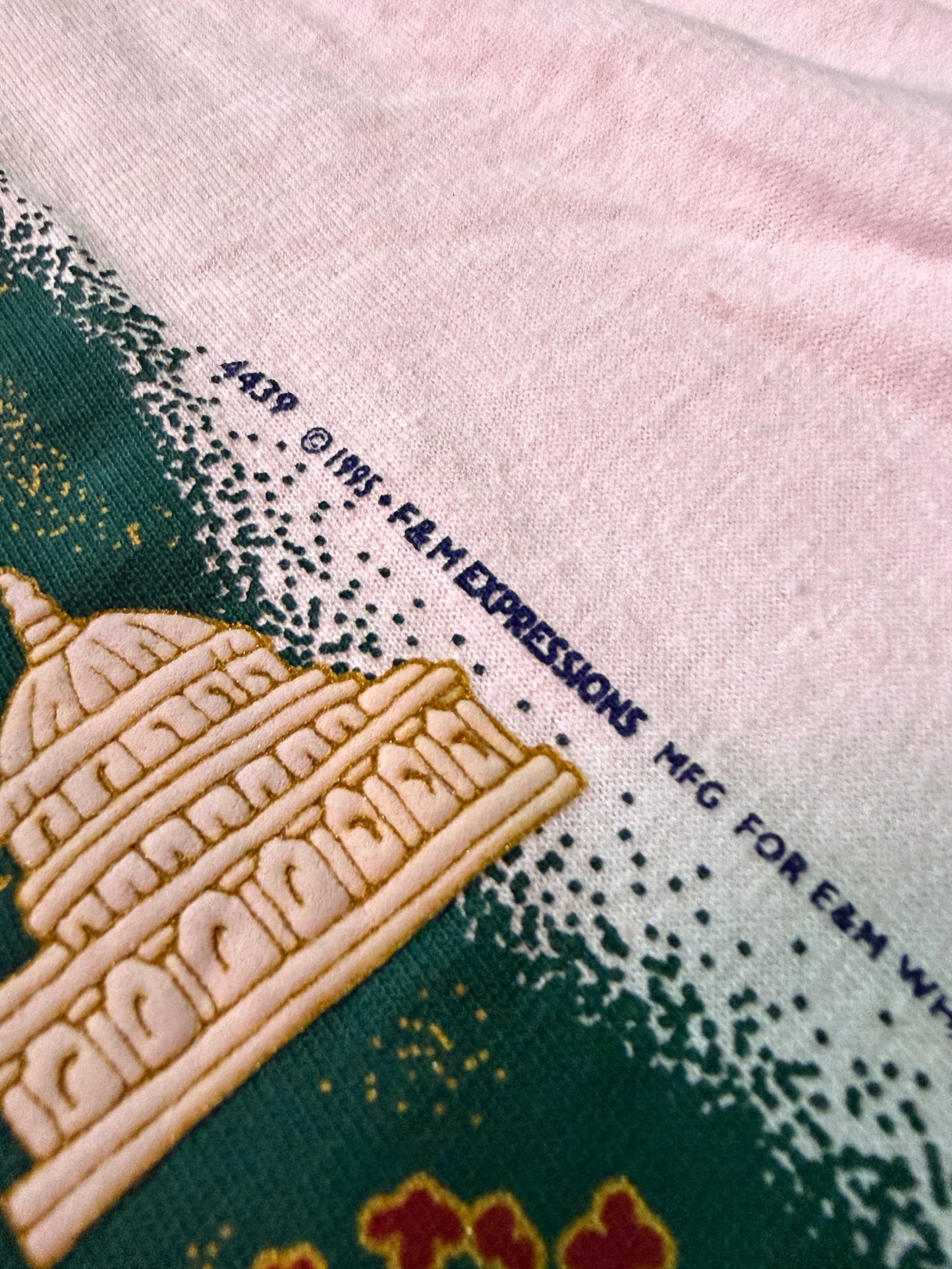 Vintage 1995 Washington DC Tourist T-Shirt – XL – Single Stitch