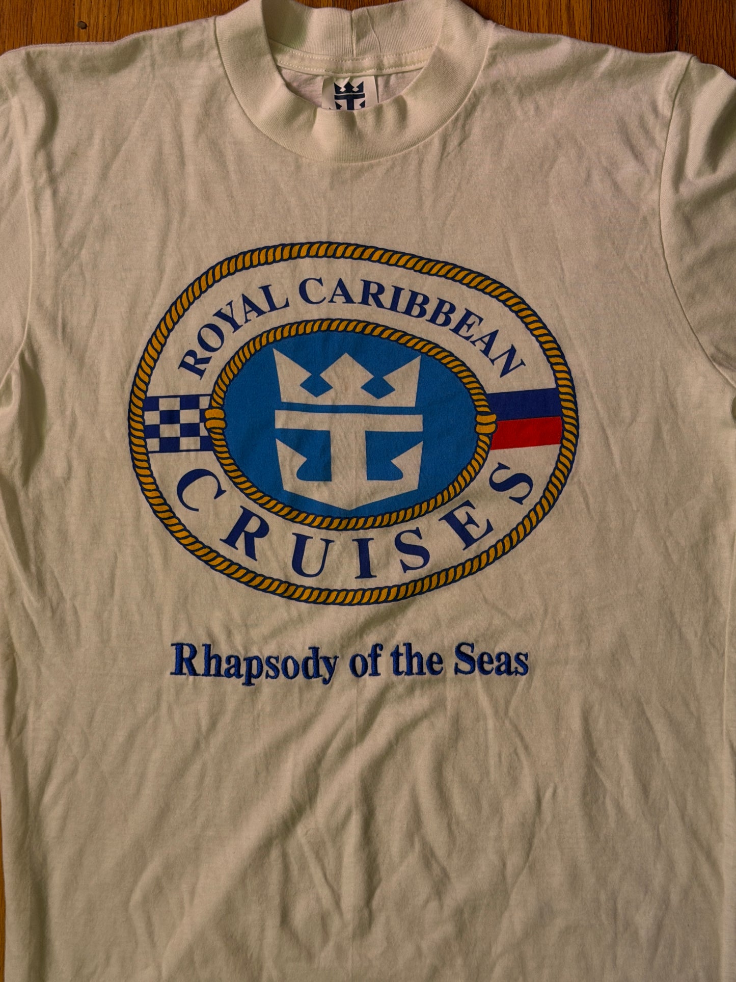 Vintage Royal Caribbean Rhapsody of the Seas T-Shirt – White