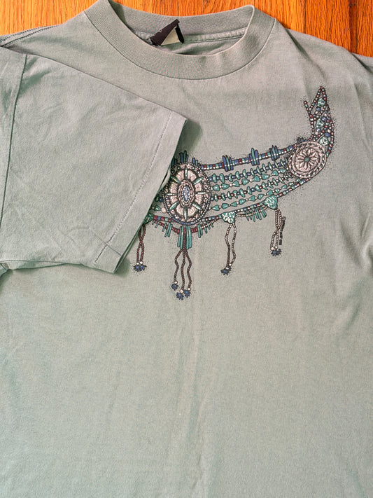 Seafoam Beaded Necklace Graphic T-Shirt