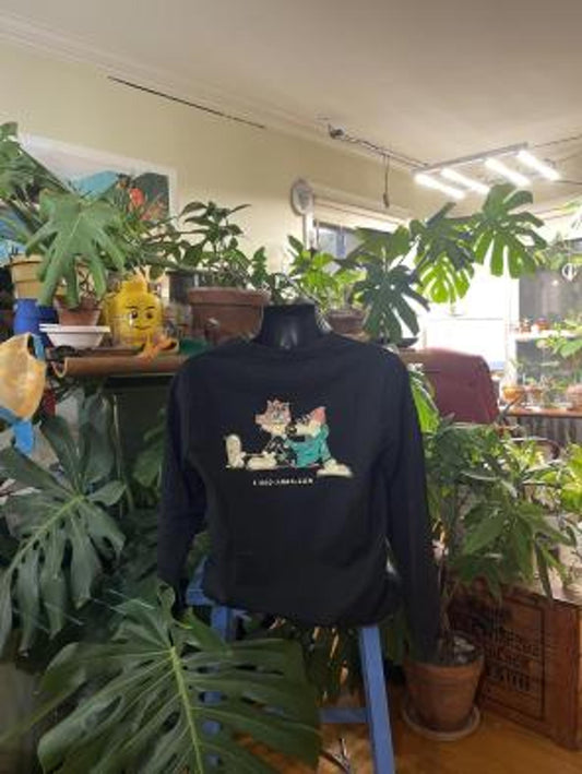 Steven Harrington Sneaker Con Black Sweatshirt