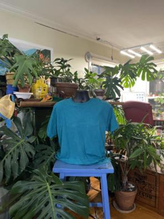 Fruit of the Loom Ladies' Casual T-Shirt in Teal - Size L